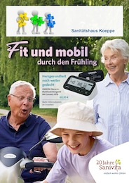 Sanitätshaus Koeppe Eberswalde Prospekt für Eberswalde: "Fit und mobil durch den Frühling", 6 Seiten, 11.03.2026 - 31.05.2026