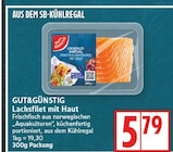 Lachsfilet mit Haut von Gut&Günstig im aktuellen EDEKA Prospekt für 5,79 €