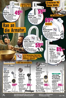 Duschbrause im Hornbach Prospekt "Wir sagen Danke." mit 34 Seiten (Hamburg)