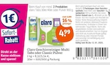 Geschirrreiniger Multi Tabs oder Classic Pulver von claro im aktuellen tegut Prospekt für 1,00 €