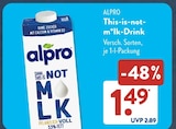 This-is-not-mlk-Drink bei ALDI SÜD im Maulburg Prospekt für 1,49 €