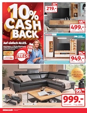 Fernseher im Segmüller Prospekt in Roth Aktueller Segmüller Prospekt mit Fernseher, "Zum Glück gibt’s Segmüller - 10% Cashback", Seite 2
