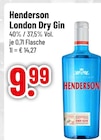 London Dry Gin von Henderson im aktuellen Trinkgut Prospekt für 9,99 €