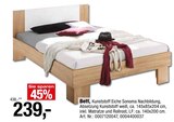 Bett Angebote bei Opti-Wohnwelt Neubrandenburg für 239,00 €