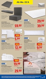 Steppbett Angebot im aktuellen Lidl Prospekt auf Seite 23