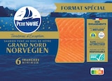 Saumon fumé norvégien Grand Nord - Petit Navire en promo chez Lidl Le Havre à 6,35 €