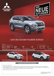 Aktueller Mitsubishi Werkstatt & Auto Prospekt in Sulingen und Umgebung, "Mitsubishi Angebote" mit 8 Seiten, 22.03.2025 - 19.04.2025