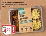 GLOBUS Eschborn - Restaurant Kohlroulade Angebot im Prospekt Restaurant Kohlroulade bei GLOBUS im Eschborn Prospekt für 4,99 €