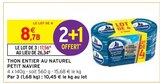 Promo Thon entier au naturel à 17,56 € dans le catalogue Intermarché à Montauban-de-Bretagne