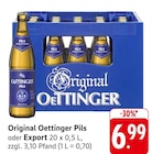Original Oettinger Pils im Angebot bei EDEKA in Bad Dürkheim Original Oettinger Pils Angebote bei EDEKA Bad Dürkheim für 6,99 €