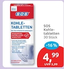 Kohletabletten von SOS im aktuellen budni Prospekt