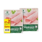 Jambon le supérieur "Lot de 2" - CARREFOUR EXTRA à 7,99 € dans le catalogue Carrefour