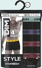 Lot de 4 Boxers Mix & Color - Dim en promo chez Intermarché Hyper Amiens à 14,94 €