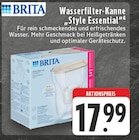 Wasserfilter-Kanne Style Essential von Brita im aktuellen EDEKA Prospekt für 17,99 €