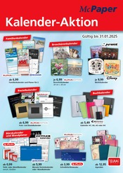 Kalender im McPaper Prospekt in Buchholz Aktueller McPaper Prospekt mit Kalender, "Kalender-Aktion", Seite 1