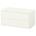 Aktuelles Schrank mit 2 Schubladen weiß Angebot bei IKEA in Reutlingen ab 90,00 €