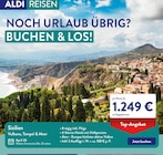 Aktuelles Sizilien - Vulkane, Tempel & Meer Angebot bei ALDI SÜD in Köln ab 1.249,00 €