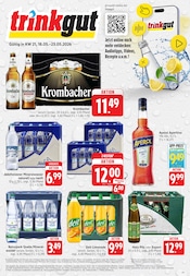 Krombacher im Trinkgut Prospekt in Ettlingen Aktueller Trinkgut Prospekt mit Krombacher, "Aktuelle Angebote", Seite 1
