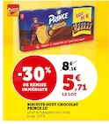 Promo BISCUITS GOUT CHOCOLAT PRINCE à 5,71 € dans le catalogue Super U à Châteauneuf-sur-Charente