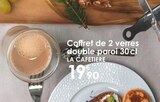 Coffret de 2 verres double paroi - LA CAFETIERE en promo chez Culinarion Romans-sur-Isère à 19,90 €