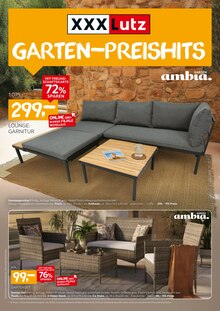 Gartenmöbel im XXXLutz Möbelhäuser Prospekt "GARTEN-PREISHITS" mit 6 Seiten (Offenbach (Main))