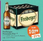 Premium Pils Angebote von Freiberger bei tegut Jena für 10,99 €