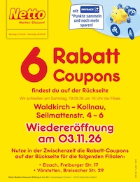 Der aktuelle Netto Marken-Discount Prospekt 6 Rabatt-Coupons