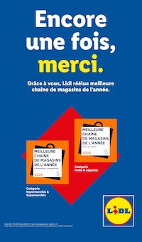 Prospectus Lidl en cours, "Offres Flash !", 61 pages