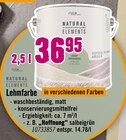 Aktuelle Farbe Angebote bei Hornbach in Kiel Aktuelles Lehmfarbe Angebot bei Hornbach in Kiel ab 36,95 €