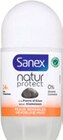 Déodorant bille Natur protect à la pierre d’alun peaux sensibles 24 h - Sanex dans le catalogue Monoprix