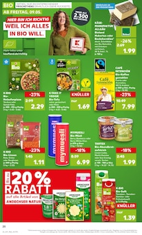 Spinat Angebot im Kaufland Prospekt, gültig von 08.05.2025 bis 14.05.2025 Spinat Angebot im aktuellen Kaufland Prospekt auf Seite 20
