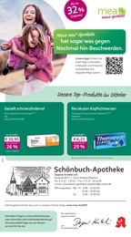 mea - meine apotheke Prospekt für Tübingen: "Unsere Oktober-Angebote", 4 Seiten, 01.10.2025 - 31.10.2025