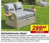 Aktuelle Kissen Angebote bei toom Baumarkt in Osnabrück Aktuelles Multifunktionssofa "Wanda" Angebot bei toom Baumarkt in Osnabrück ab 299,99 €