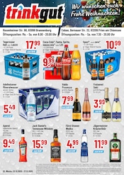 Trinkgut Discounter Prospekt der aktuellen Woche mit 4 Seiten, gĂŒltig von 22.12.2025 bis 27.12.2025, in GrabenstĂ€tt und Umgebung Aktueller Trinkgut Discounter Prospekt in GrabenstĂ€tt und Umgebung, "Aktuelle Angebote" mit 4 Seiten, 22.12.2025 - 27.12.2025