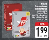 Aktuelle Nescafe Angebote bei EDEKA in Leipzig Aktuelles Tassenportionen löslicher Kaffee Angebot bei EDEKA in Leipzig ab 1,99 €