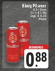 König Pilsener Angebote von König Pilsener bei EDEKA Monheim für 0,88 €