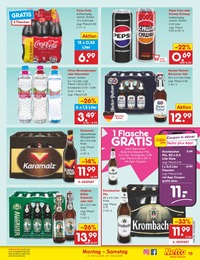 Bier im Netto Marken-Discount Prospekt "Aktuelle Angebote" auf Seite 23