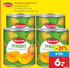 Netto Marken-Discount Niefern-Öschelbronn - Pfirsiche halbe Frucht Angebot im Prospekt Pfirsiche halbe Frucht bei Netto Marken-Discount im Niefern-Öschelbronn Prospekt für 6,00 €