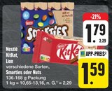 Aktuelles KitKat, Lion, Smarties oder Nuts Angebot bei E center in Dresden ab 1,59 €