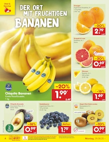 Bananen im Netto Marken-Discount Prospekt "Aktuelle Angebote" mit 62 Seiten (Neuss)