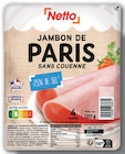 Jambon de Paris -25% de sel - NETTO dans le catalogue Netto