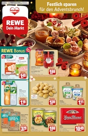 Aktueller REWE Prospekt mit Fisch, "Dein Markt", Seite 1