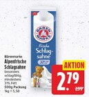 WEZ - Alpenfrische Schlagsahne Angebot im Prospekt Alpenfrische Schlagsahne bei WEZ im Prospekt "" für 2,79 €