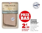 Mousse Canard - Prunier en promo chez Super U Mousse Canard - Prunier dans le catalogue Super U
