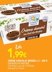 Promo Crème dessert au lait de brebis chocolat à 1,99 € dans le catalogue NaturéO à Sucé-sur-Erdre