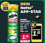 Stapelchips Angebote von Pringles bei Netto mit dem Scottie Halle für 1,49 €