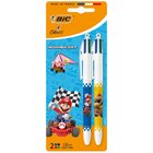 2 stylos bille 4 couleurs Mario - BIC en promo chez Carrefour Market 2 stylos bille 4 couleurs Mario - BIC dans le catalogue Carrefour Market