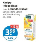 Pflegeölbad von Kneipp im aktuellen V-Markt Prospekt für 3,99 €