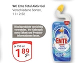 Aktuelle Ente Angebote bei GLOBUS in Erlangen Aktuelles Total Aktiv Gel Angebot bei GLOBUS in Erlangen ab 1,89 €