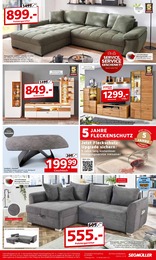 Segmüller Wohnzimmermoebel im Prospekt 